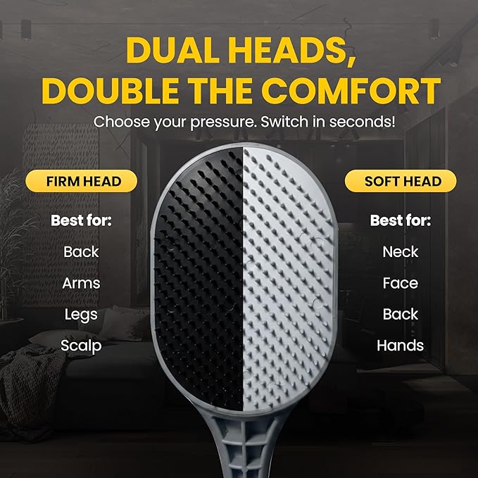 The Ultimate Back Scratcher, Scalp Massager, Back Massager & Exfoliator Large Scratch Surface, Gifts for Men Women, Itch Reliever - an All Body Scratcher Gives a Deep Soothing Scratch