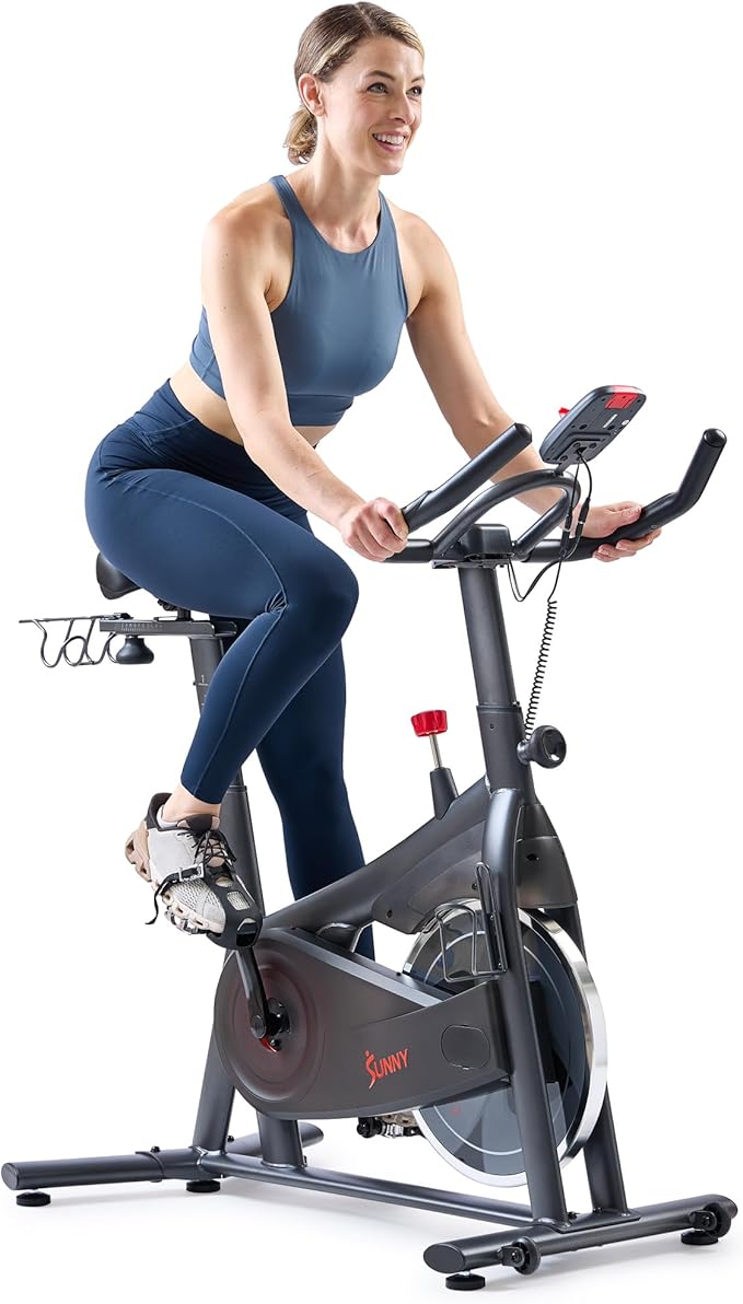 Sunny Health & Fitness ACTIVE Series Smart Exercise Bike with SunnyFit App Connection