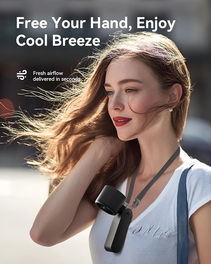Handheld Portable Turbo Fan with Ice Cooler, Speed (1-199) 5500mAh Rechargeable Personal Fan,[20H Cooling Time] Mini Yet Powerful [20000 RPM] Pocket Fans for Travel/Outdoor/Home/Office, Black HotPink