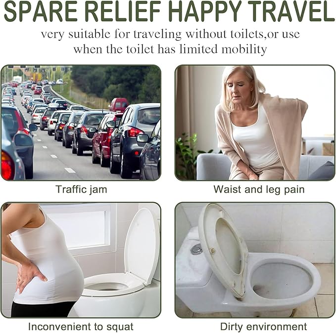Female Urination Device, Reusable Female Urinal Silicone Women Pee Funnel | Women to Pee Standing Up, The Perfect Companion for Camping,Travel travel outdoor, folds compact, easy rinse