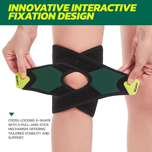 Knee Brace for Women Men Knee Pain Meniscus Tear Arthritis Patella Dislocation Best Osteoarthritis Adjustable Compression with Memory Stabilizers for ACL MCL Breathable for Injury Recovery 2XL
