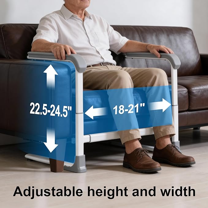 Couch Stand Assist Aid for Elderly, Help Get Up Out from Chairs for Seniors | Adjustable Height and Width
