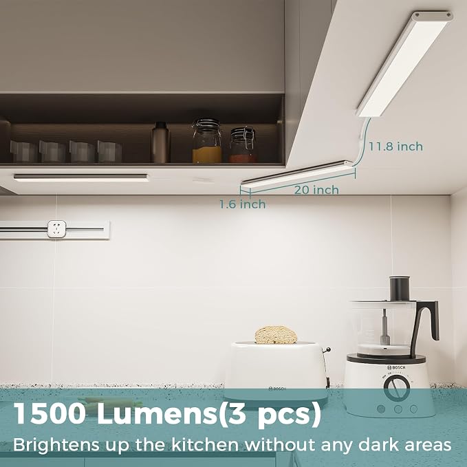Under Cabinet Plug in 4000K 6 Pack 12 inch