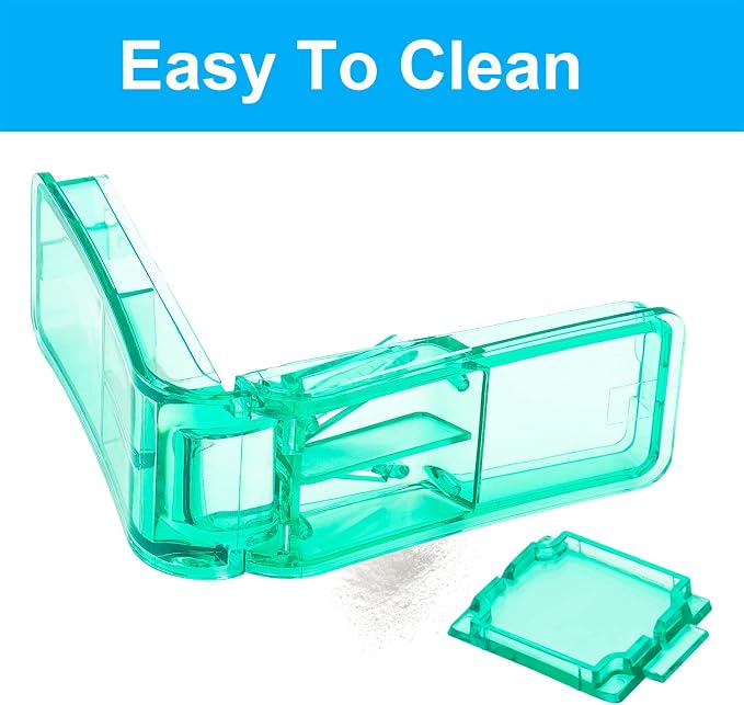 AVIDACE 2PCS Pill Cutter, Professional Pill Splitter for Cutting Small Pills or Large Pills in Half