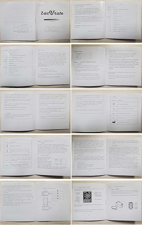 Zacurate Pro Series 500DL Fingertip Pulse Oximeter Blood Oxygen Saturation Monitor with Silicone Cover, Batteries and Lanyard (Royal Black)