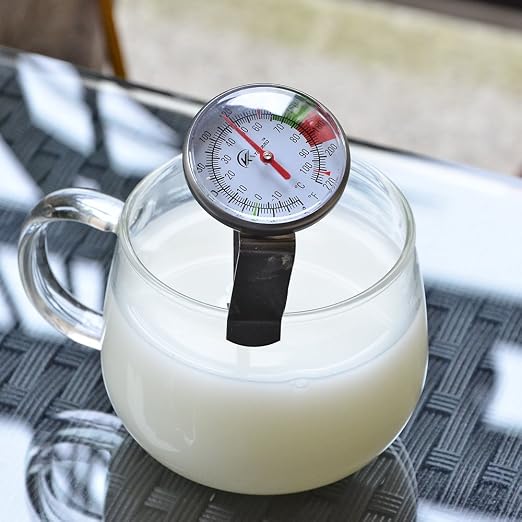 Instand Read 2-Inch Dial Thermometer,Best for The Coffee Drinks,Chocolate Milk Foam