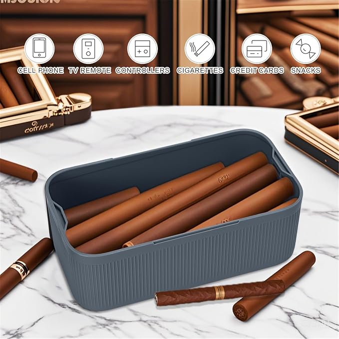Medicine Lock Box，Lockable Storage Box,Medicine Lock Box with Code Lockable Storage Box Food,Snacks,Locking Cell Phone Smart Device Jail,Combination Locked Box for Office,Home (grey)