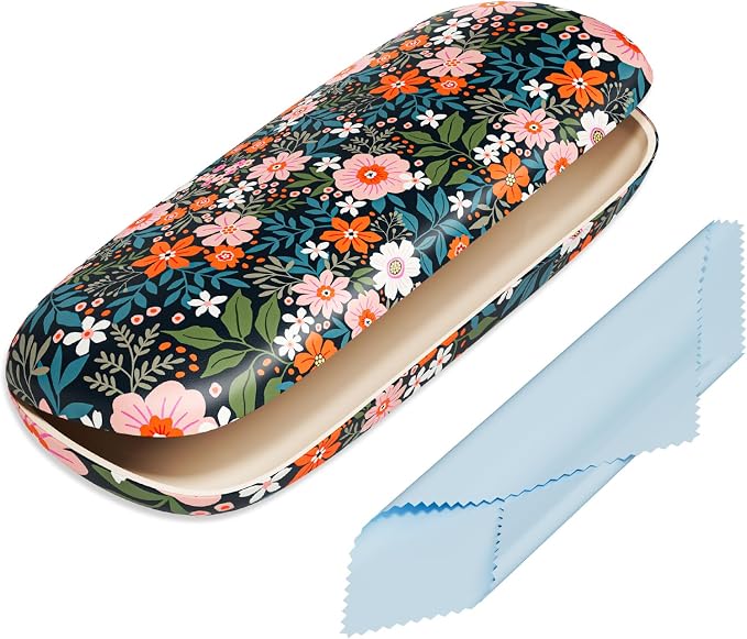Eyeglasses Case, Hard Shell Protective Case for Glasses, Unisex for Women Men
