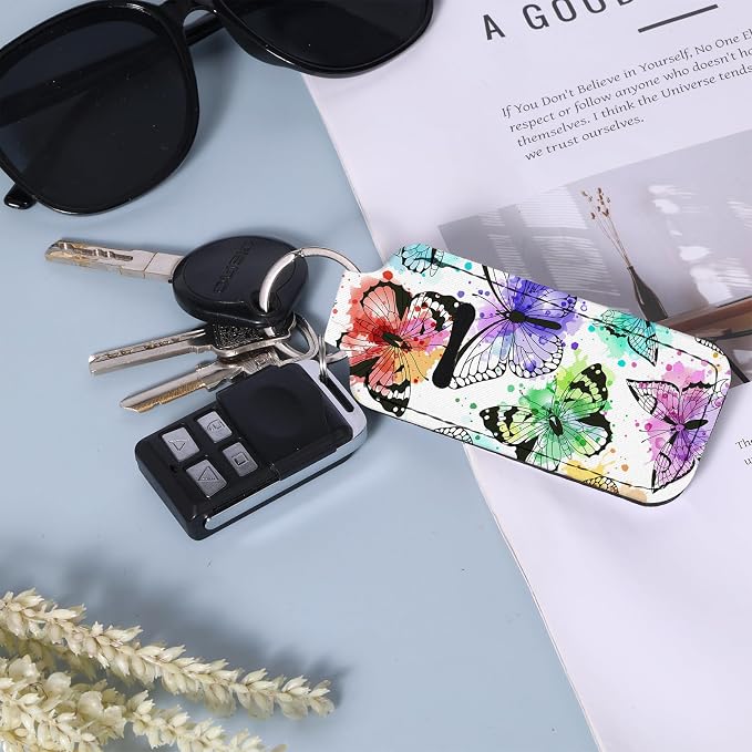 Chapstick Holder Keychain Lip Balm Holder with Clip