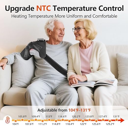 Cordless Knee Massager with Heat Vibration, Heated Electric Knee Brace Massager for Pain Relief, Muscle Relaxation, 3 in 1 Knee Warmers Wrap for Shoulder Leg Elbow, 4 Motors Christmas Gifts for Dad Mom