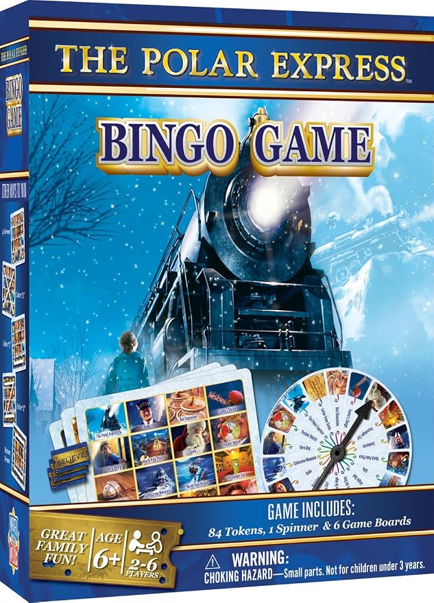 MasterPieces Kids Games - The Polar Express Bingo Game
