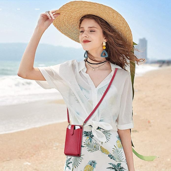Peacocktion Small Crossbody Cell Phone Purse for Women, Lightweight Mini Small Crossbody Bags for Women with Card Slots