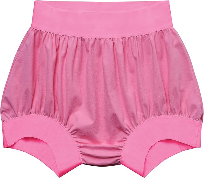 Adult Cloth Diaper Cover Waterproof Plastic Pants Rubber Underwear for Incontinence Leak Proof Washable (PinkXL)
