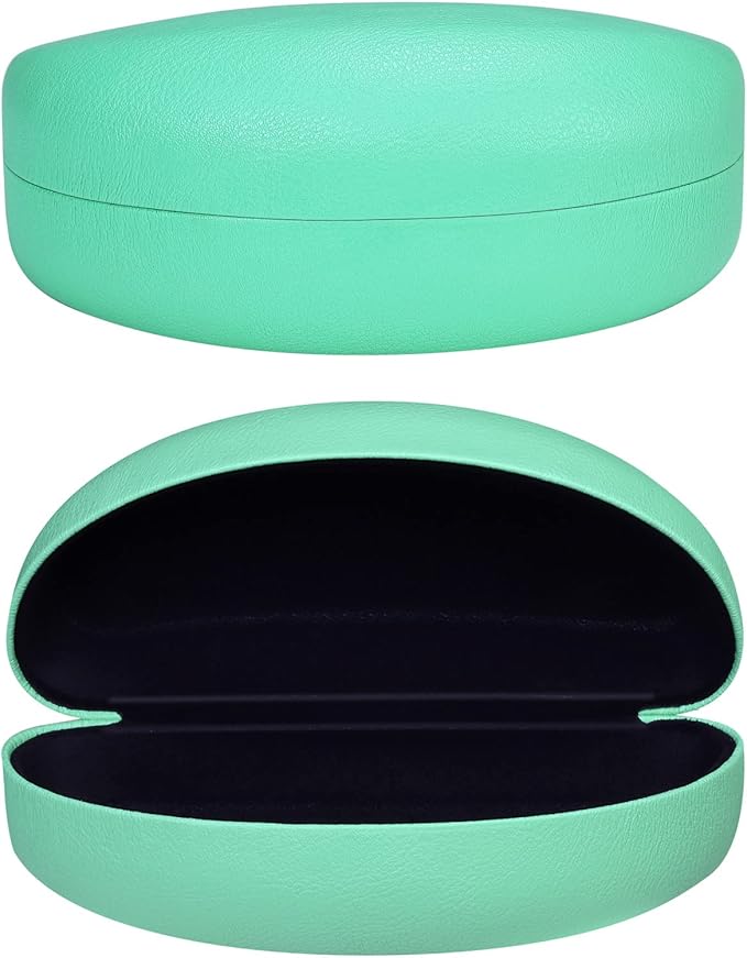 molshine Hard Shell Sunglasses Case,Classic Large Glasses Case for Sunglass,Eyeglasses with Cleaning Cloth,Pouch