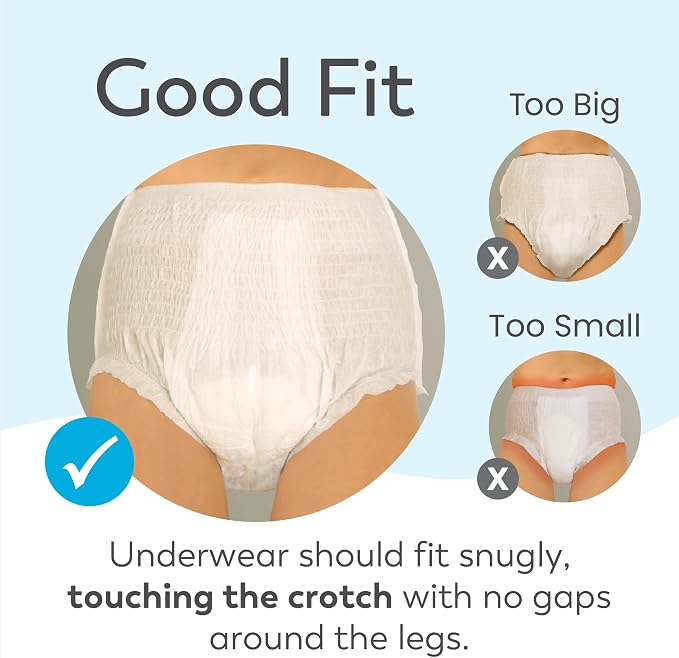 Swimmates Disposable Adult Swim Diapers, Pull-Up Under Swimwear with Tear-Away Side Seams, Unisex, X-Large (48"-66" Waist) 56 Count Case
