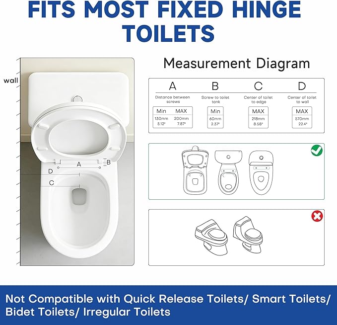 PETOUCH Toilet Safety Rails for Seniors, Heavy Duty Toilet Rails with Foldable Handles, Space-Saving Toilet Assist Arms, Toilet Bars for Elderly, Pregnant, Mobility Impaired, Support Up to 480LBS