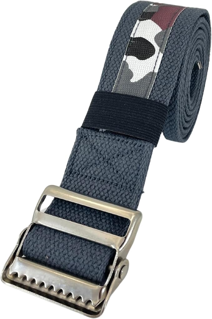 Secure Gait Belt for Seniors with Metal Buckle - Transfer and Walking Standing Aid Elderly, Physical Therapy, Nurses