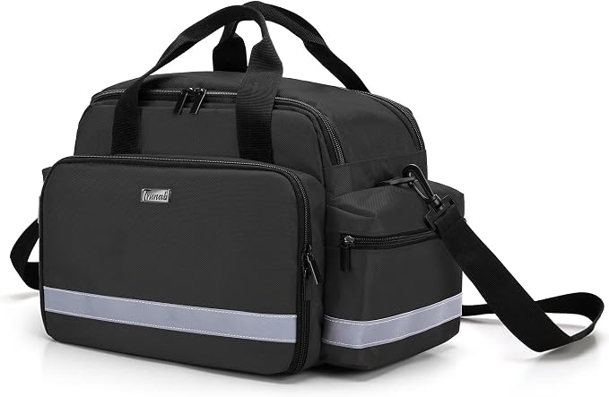 Trunab Home Health Nurse Bag Medical Bag Organizer with Handle | with Shoulder Strap for Home Visit, Travel, Nursing Student