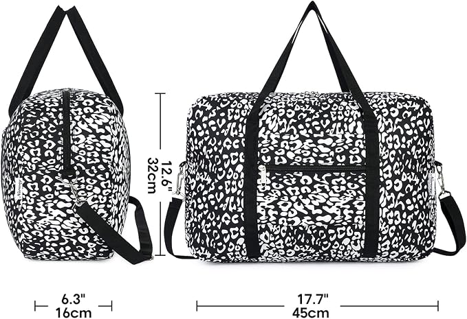 For Spirit Airlines Personal Item Bag Foldable Travel Duffel Bag Tote Carry on Luggage Duffle Overnight for Women and Men