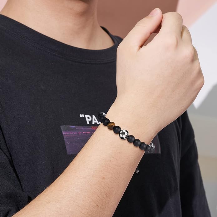 Baseball/Soccer/Basketball/Hockey/Golf/Football Bracelet Gifts for Boys Men