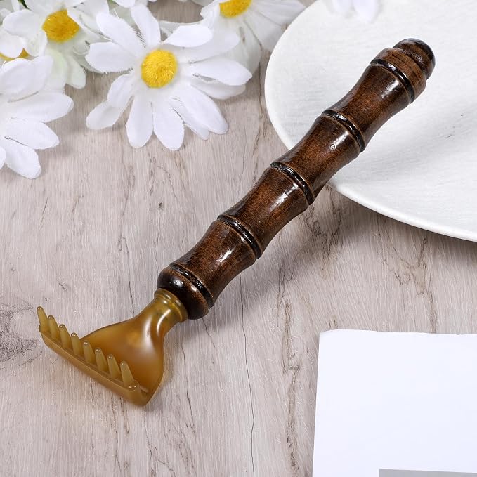 Retractable Back Scratcher, Bamboo Back Scratcher Portable Backscratchers for Men Women