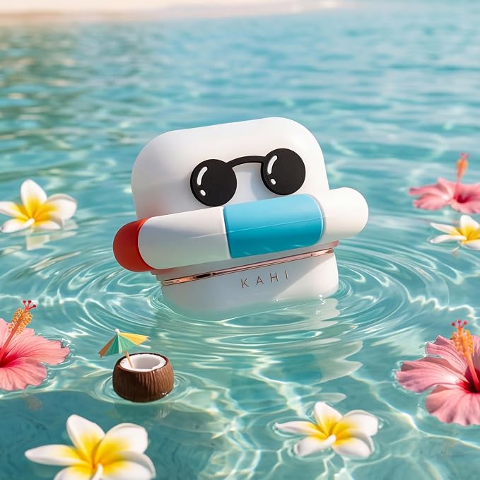 KAHI Airy Fit Sun Stick Tube Silicone Keychain Holder Bag Charm Case | Soft Silicone Holder, Scratch Protection, Portable Keyring, Cute Bag Charm, Travel-Ready, Easy SPF Access