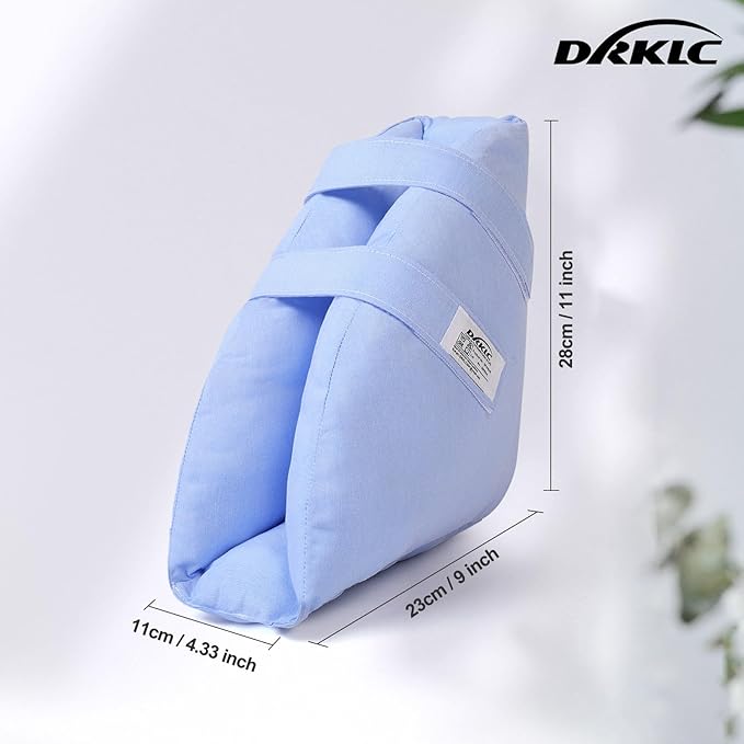 Heel Protectors Cushion for Pressure Sores,Adjustable Foot Support Boot Surgery Recovery Supplies for Elderly Bedridden Pressure Ulcer Cushion Ankle Pillow for Bed, Wheelchairs
