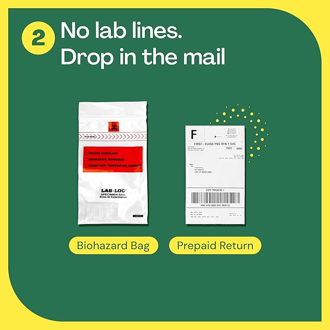 Everlywell Food Sensitivity Test - Learn How Your Body Responds to 96 Different Foods - at-Home Collection Kit - CLIA-Certified Labs - Ages 18 Plus