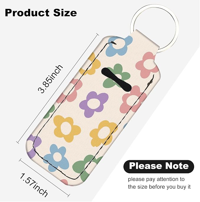 Chapstick Holder Keychain Lip Balm Holder with Clip