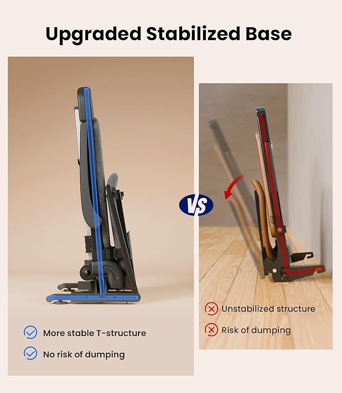 VOCIC Upgrade Electric Floor Lift for Elderly Falls, Heavy Duty Lift Chair with T-stabilized Base, Help You Get Up from Floor, Support Up to 440 LBS, AX15 (Gray)