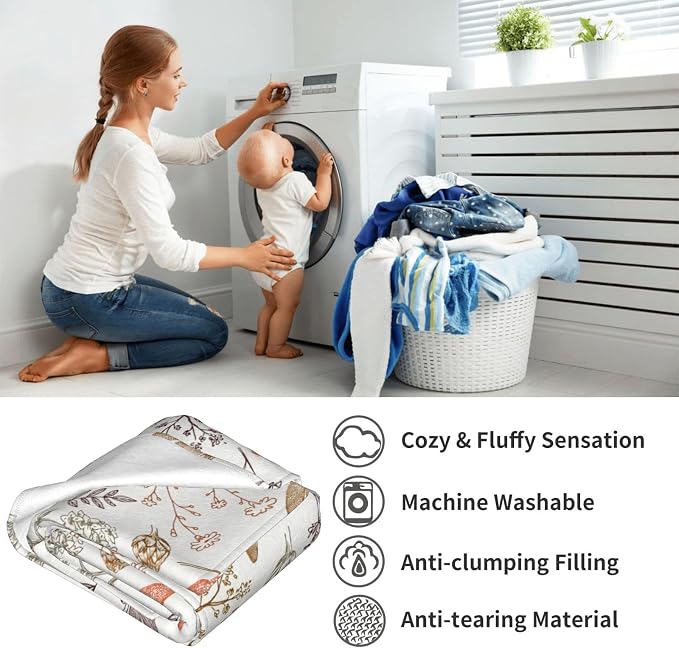 Dragonfly Blanket for Women 50x60 Inches - Ultra Soft Plush Flannel Throw Blanket - Elegant Dragonfly Gifts for Her - Cozy Lightweight Blanket for Bed, Couch, Office & Travel - All Season Comfort