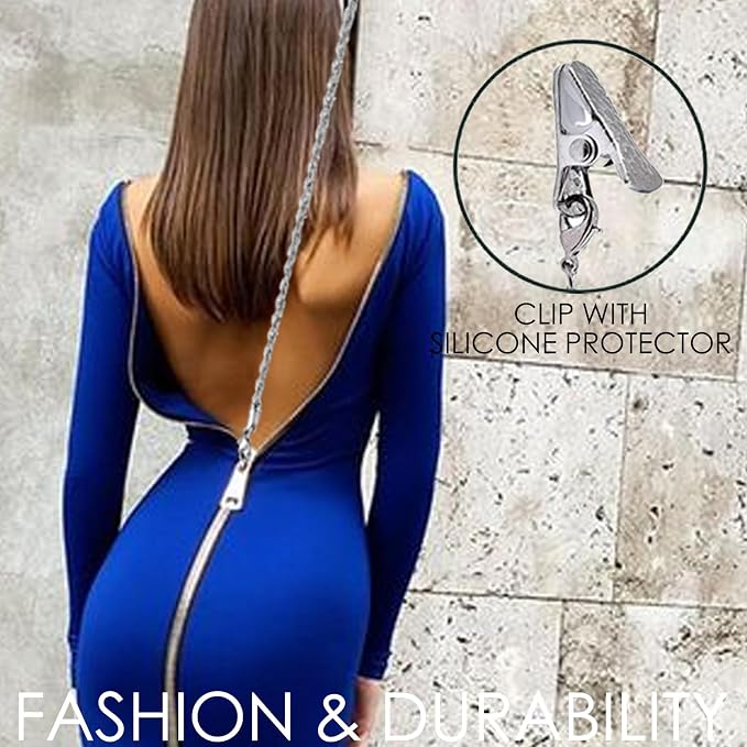 Eiarrnp Zipper Pull Helper Puller with Hook and Clip for Dress Boots Zipping Up Down Yourself Zip Aid Tool Zipper Pull Assistant