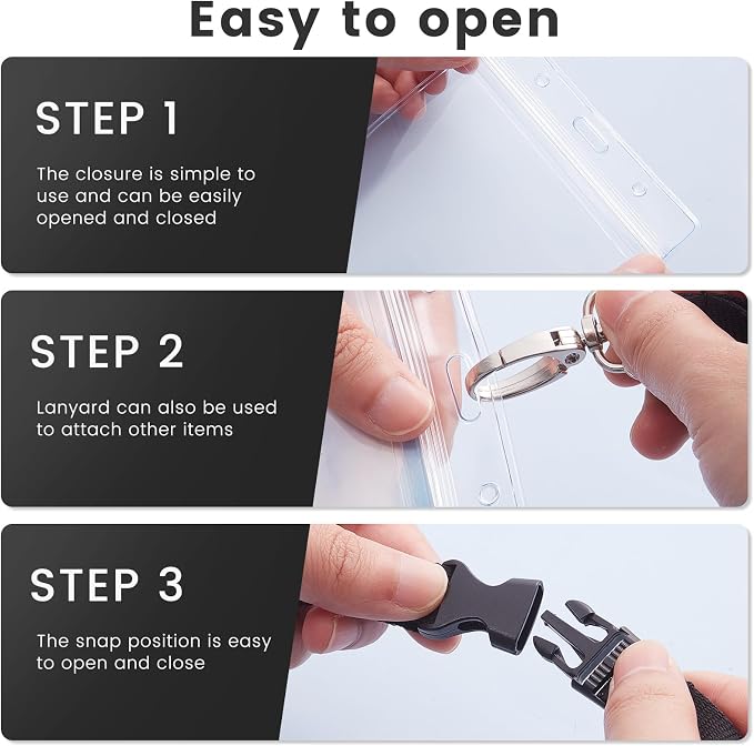Waterproof Passport Holder Pouch Ticket Holder Travel Wallet with Resealable Pockets Adjustable Lanyard for Men Women
