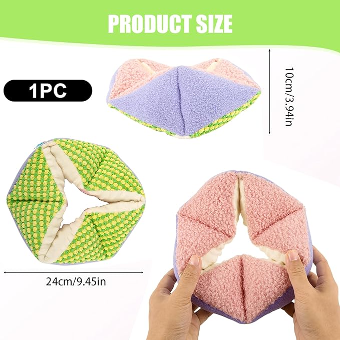 Tactile Sensory Pillow for Dementia Relief,Dementia Products for Elderly,Fidget Toy for Alzheimer & Dementia,Soft Alzheimers Products for Elderly,Activities for Eementia Patients,Tactile Sensory Toys