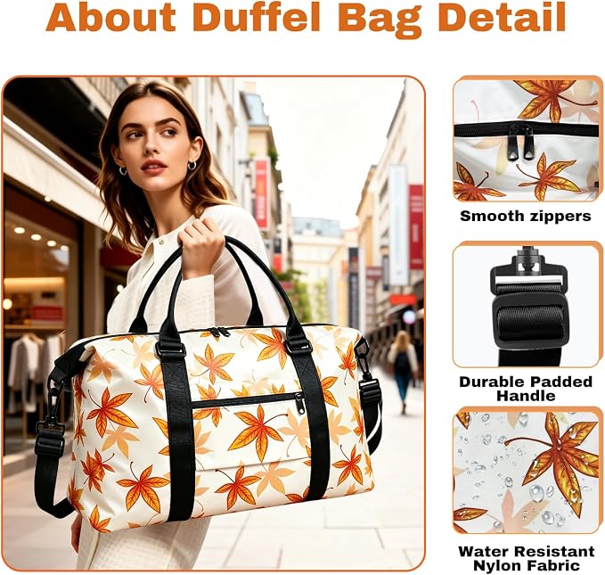 Weekender Duffel Bags for Women， Travel Totes Bag for Airplane Essentials, Overnight Bags for Women with Trolley Sleeve, Large Carry On Hospital Bag for Labor and Delivery, Sport, Gym