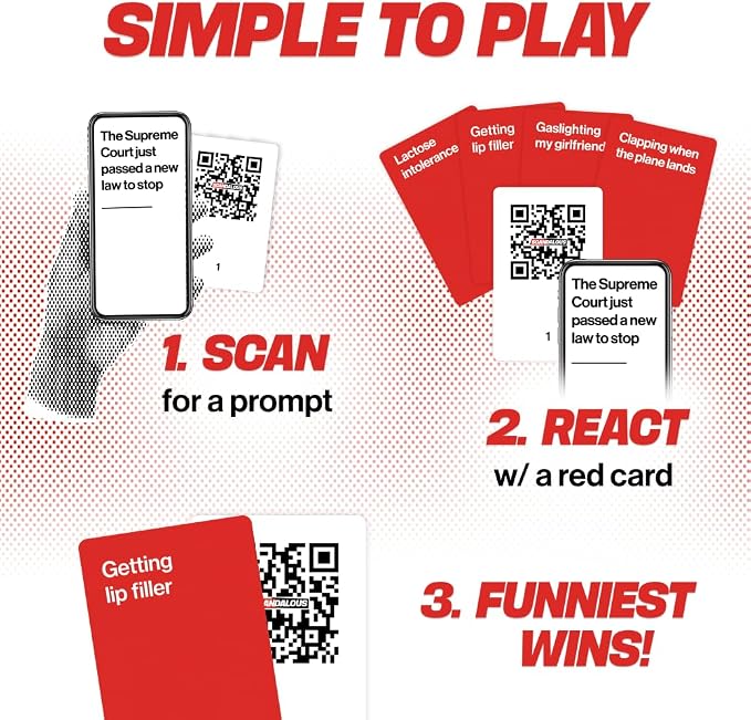 OFF TOPIC Scandalous Card Game for Adults - The Always Up-to-Date Adult Party Game - Hilarious Adult Game with Content Updated Weekly for Never-Ending Laughs