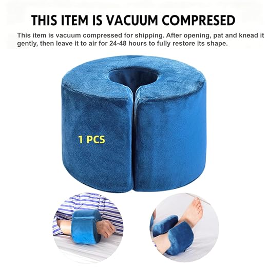 1pcs Foam Foot Elevator Support Pillow Ankle Heel Protector Anti-Bedsore Rest Elevating Support Pad Patient Elderly Foot & Hand Cushion for Relieve Pressure Preventing Ulcers Sores