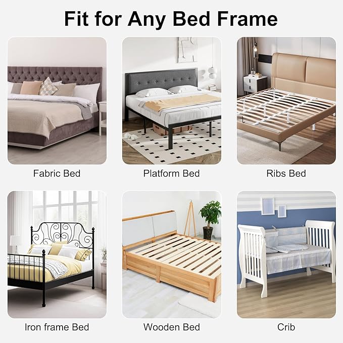 Bed Rail for Toddlers,Swing Down Kids Bed Rails Guard for Twin,Full,Queen,Bunk Size Bed,Extra Tall Child Bed Rail Guard with Reinforced Anchor Safety System,Grey