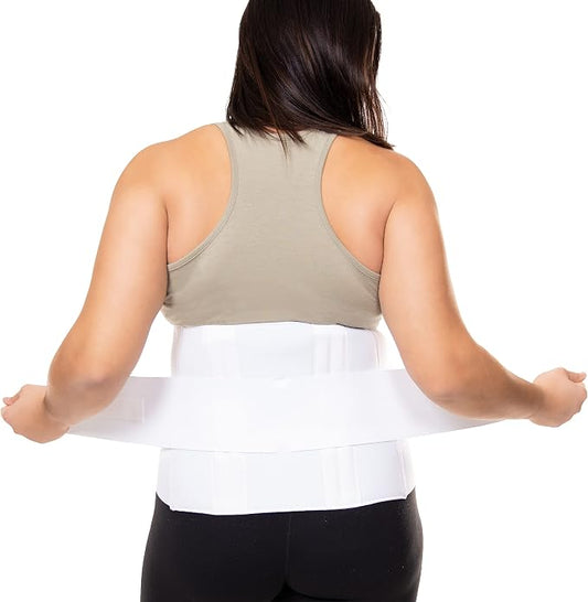BraceAbility Plus Size Back Brace for Lower Back Pain - Bariatric Big and Tall Lumbar Back Support Belt Girdle for Injury Recovery and Pain Relief in Extra Large, Obese Women and Men (7XL)