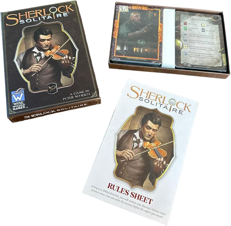 WISE WIZARD GAMES Sherlock Solitaire: A Game by Peter Scholtz