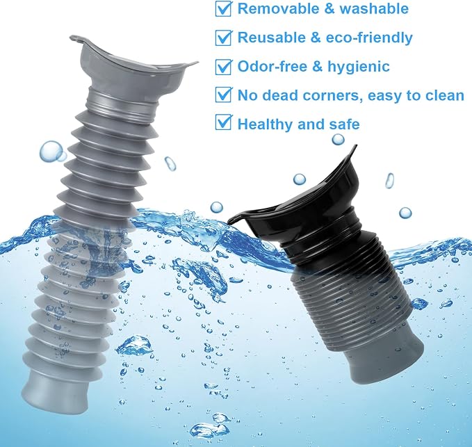 Pee Bottles for Men,Portable Urinal for Men,Collapsible Urine Bottle 750ML | Car Urinals for Men and Women,Emergency Urinal Bottle Shrinkable Pocket Toilet for Travel,Camping,Traffic Jam,Road Trips