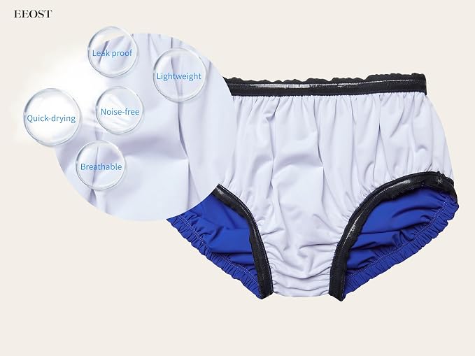 Adult Reusable Swim Diapers Special Needs Swimwear for Incontinence | Adult reusable swim diaper with waterproof leakproof cover for incontinence and pool use