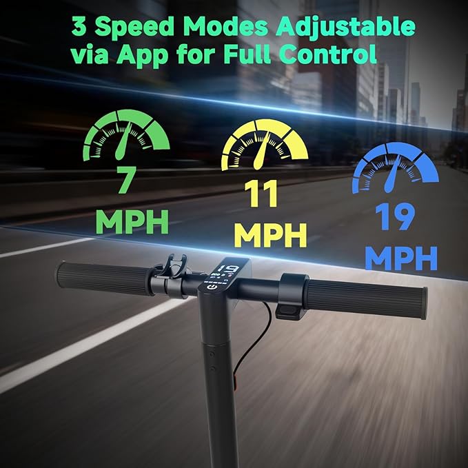 VOLPAM Electric Scooter, 350W/500W Powerful Motor, 8.5"/10" Solid Tires, 19/22Mph, 28/23/21/16 Miles Max Range, Dual Braking