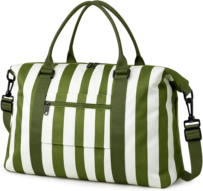 TOPBAG Travel Duffle Bag, Waterproof Weekender Carry On Tote Bags for Women, Sport Gym Bag for Men, Hospital Bag for Labor and Delivery, Overnight Luggage Bag with Trolley Sleeve