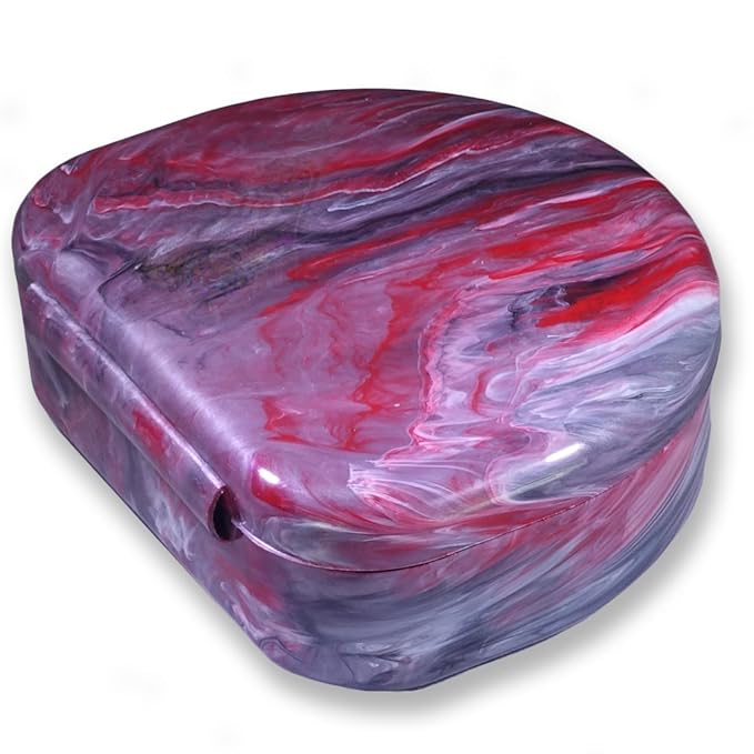 QUIST (TM) FarOut - Orthodontic Retainer Case (Red Steel)