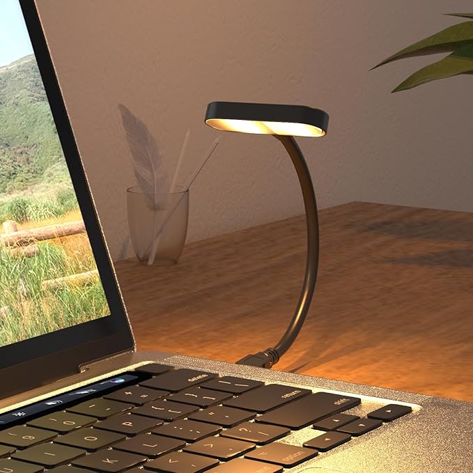 Ellasay Wall Mounted Reading Light: Dimmable LED Night Lights with Timer & Memory - Adjustable Gooseneck USB Powered - Easy Install for Kids Bedroom/Dorm Room/RV 2 Pack (Black)