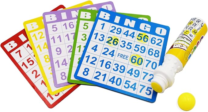 Yuanhe Bingo Daubers Dot Markers - Mixed Colors Set of 12 Pack