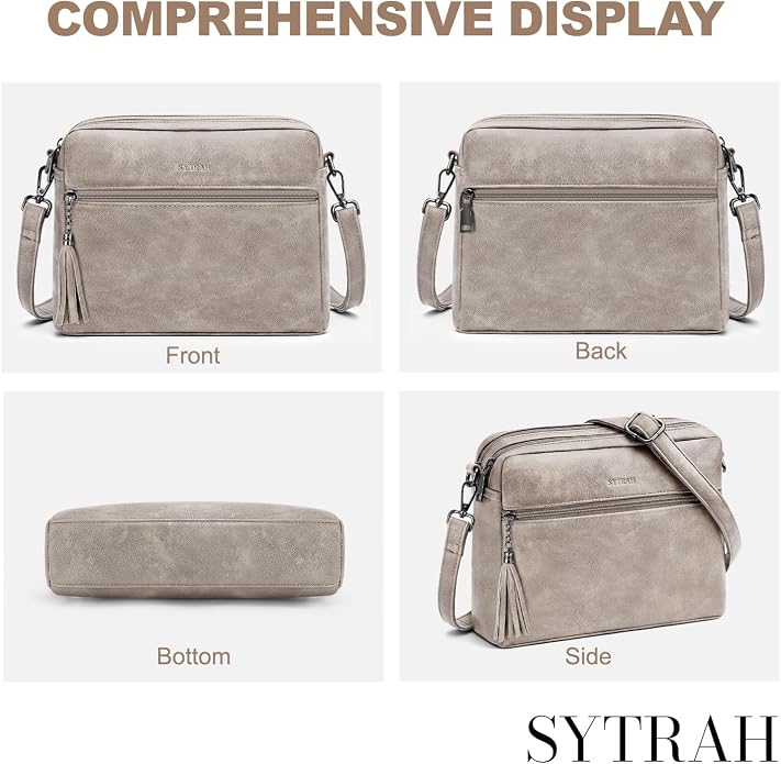 Anti-Theft Crossbody Purse for Women Travel Shoulder Bag