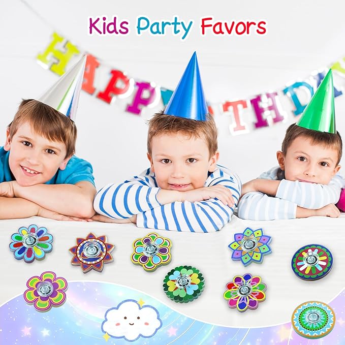 30 Pack Fidget Toys Spinner Bulk Mini Gifts Party Favors for Kids Adults,Sensory Toys Goodie Bags Stuffers for Boys Girls Autism ADHD Stress Relief,Treasure Box Toy Classroom Carnival Prizes Supplies