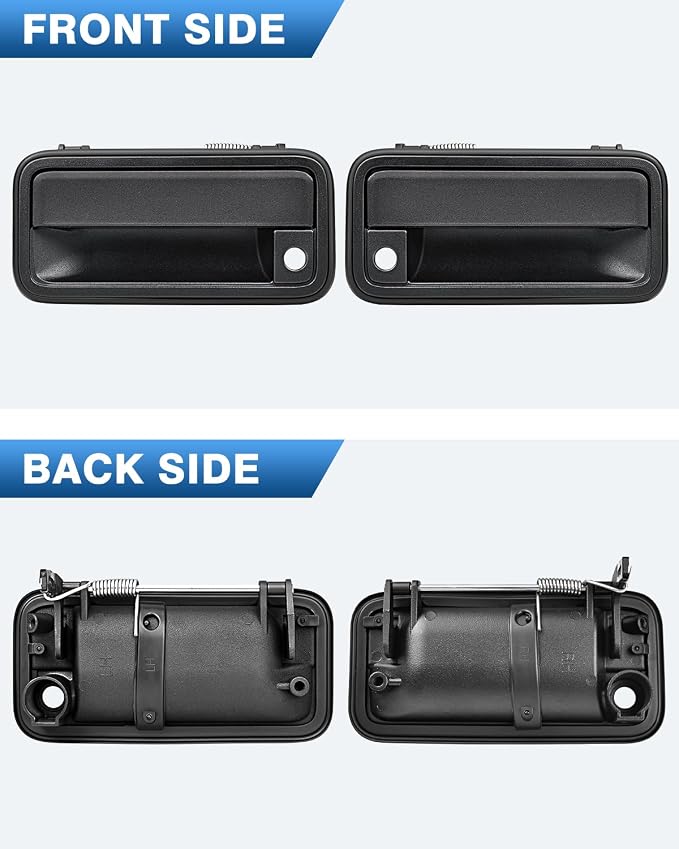 TOP-MAX All Metal Exterior Door Handle Front Replacement for 1995-2000 Chevrolet Chevy Tahoe Suburban C1500 C2500 C3500 K1500 K2500 K3500 GMC Yukon Replaces OE 15742229 15742230